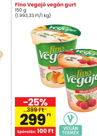 Fino Vegajó vegán gurt