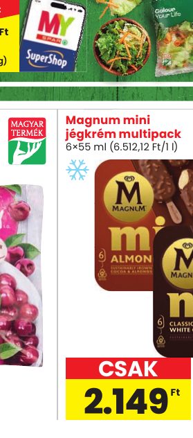 Magnum mini jégkrém multipack