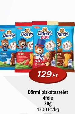 Dörmi piskótaszelet