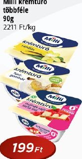 Milli krémtúró többféle