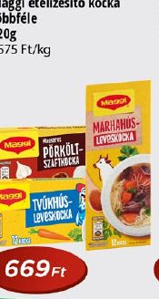 Maggi ételízesítő kocka többféle