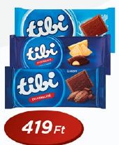 Tibi táblás csokoládé 15féle
