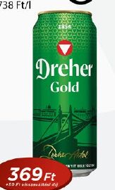 Dreher Gold sör dobozos
