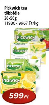 Pickwick tea többféle