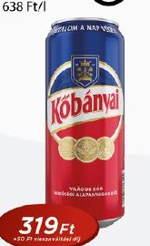 Kőbányai sör dobozos