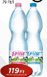 Emese ásványvíz Dús, Mentes