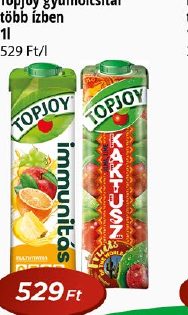 Topjoy gyümölcsital több ízben