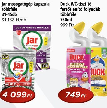 Jar mosogatógép kapszula többféle
