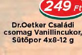 Dr.Oetker Családi csomag Vanillincukor, Sütőpor