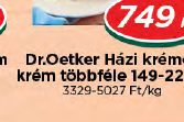 Dr.Oetker Házi krémes többféle