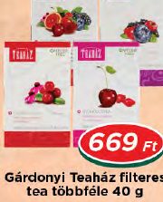 Gárdonyi Teaház filteres tea többféle