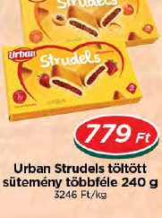 Urban Strudels töltött sütemény többféle 240 g