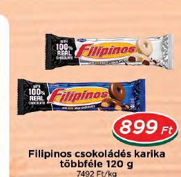 Filipinos csokoládés karika többféle 120 g
