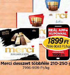 Merci desszert többféle