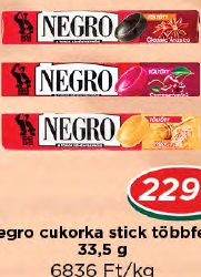 Negro cukorka stick többféle