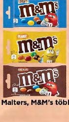 Malters, M&M's többféle