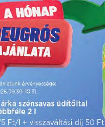 Márka szénsavas üdítőital többféle