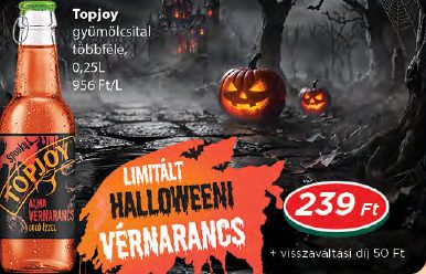 TopJoy gyümölcsital többféle