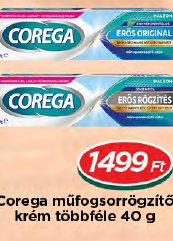 Corega műfogsorrögzítő krém többféle
