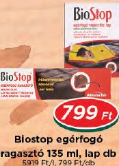 Biostop egérfogó ragasztó