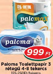 Paloma Toalettpapír 3 rétegű