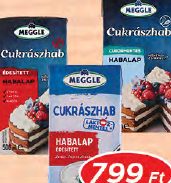 Meggle Cukrászhab többféle