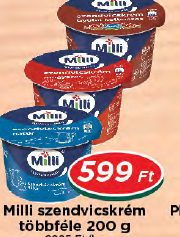 Milli szendvicskrém többféle