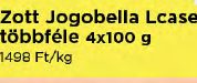 Zott Jogobella Lcasei többféle 4x100 g