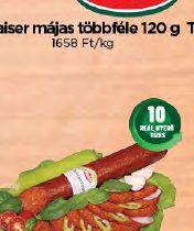 Kaiser májas többféle 120 g