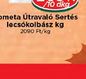 Kometa Útravaló Sertés lecsókolbász kg