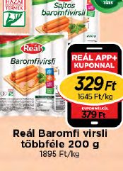 Reál Baromfi virsli