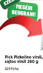 Pick Pickolino virsli, sajtos virsli
