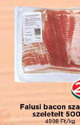 Falusi bacon szalonna szeletelt