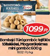 Bombajó Túrógombóc tejfölös töletekkel, Mogyorókrémes mini gombóc