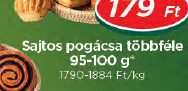 Sajtos pogácsa többféle