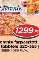 Ristorante fagyasztott pizza többféle