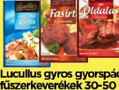 Lucullus gyros gyorskpác, fűszerkeverékek