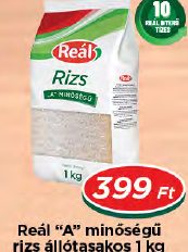 Reál "A" minőségű rizs állotásakos