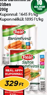Reál Baromfivirsli 2főben