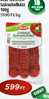 Reál Szeletelt Szárazkolbász