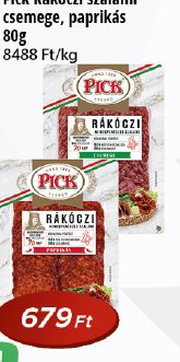 Pick Rákóczi szalámi csemege, paprikás