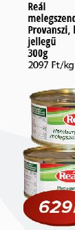 Reál melegszendvicskrém Provanszi, hamburger jellegű