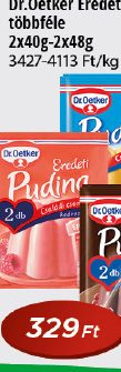 Dr.Oetker Eredeti puding többféle