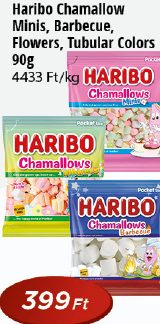 Haribo Chamallow Minis, Barbecue, Flowers, Tubular Colors