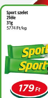 Sport szelet többféle