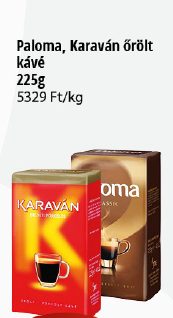 Paloma, Karaván őrölt kávé
