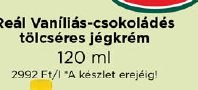 Reál Vaníliás-csokoládés tölcséres jégkrém