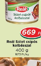 Reál Sólet csípős kolbásszal
