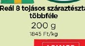 Reál 8 tojásos száraztészta többféle