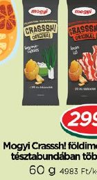 Mogyi Crasssh! földimogyoró tésztadobandában többféle